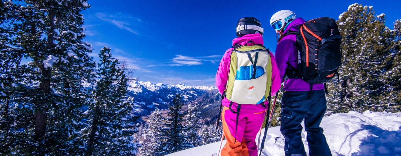 Skifahren zu zweit im Gasteinertal