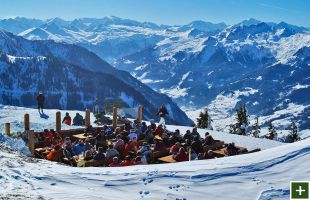 Vom Fulseck Gipfstadl sehen Sie bis zum Großglockner