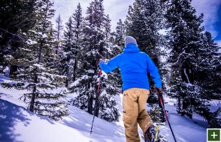 Sportliche Schneeschuhtour